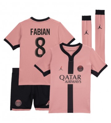 Paris Saint-Germain Fabian Ruiz #8 Tredje Kläder Barn 2024-25 Kortärmad (+ Korta byxor)